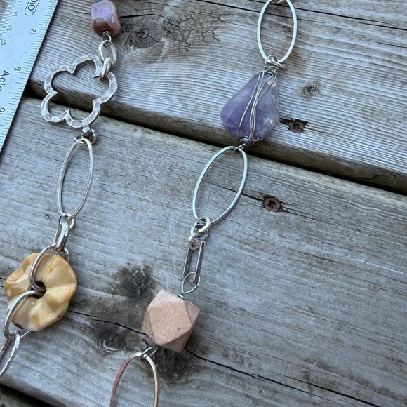 Long Necklace with stones - Picture 6 of 8